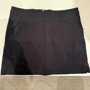 Avia Black Skort with red accents. Size XL